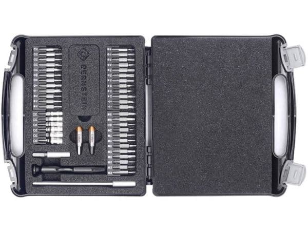 BERNSTEIN Tools for Electronics Bernstein 4-970-C bitssett 47 deler inkl. momentadapter