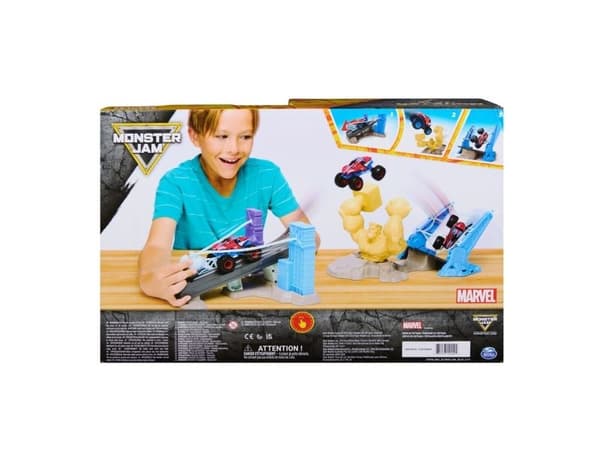 Monster Jam 1:64 Marvel Spiderman Playset