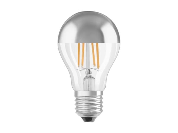 OSRAM LED-lampa A60 E27 6,5W 650 lm 2700K silver