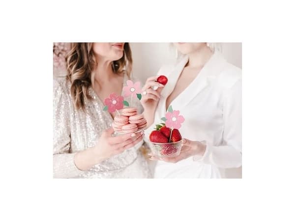 Blomsterdekorasjoner til cupcakes