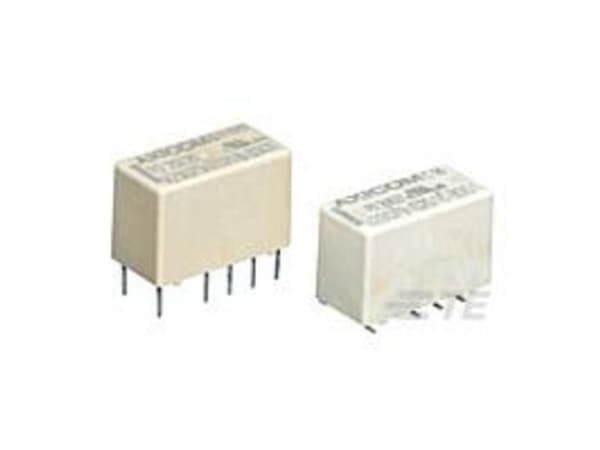 TE Connectivity PCB Mount Signal Relay, 12V dc Coil, 2A Switching Current, DPDT