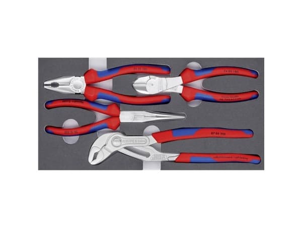 KNIPEX - Tångsats - 4 delar - i bricka