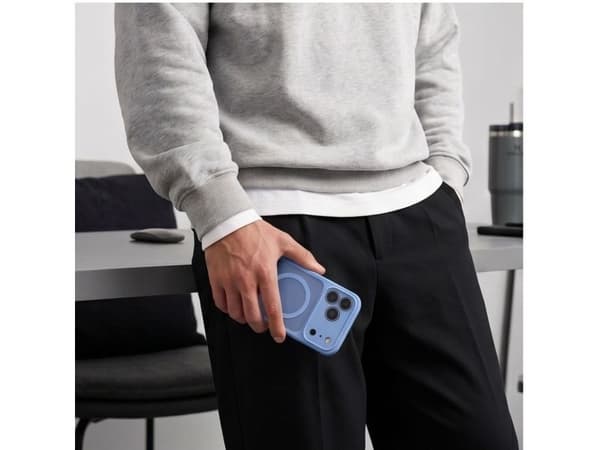 Tech-Protect BasicMag MagSafe case for iPhone 17 Pro / 18 Pro - light blue matte