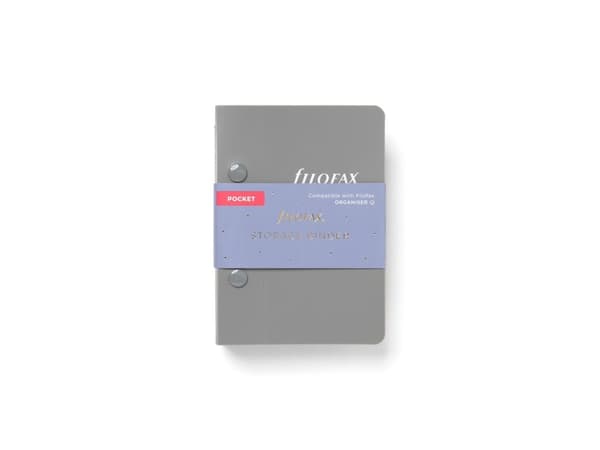 Filofax-tiedostokansiotasku harmaa