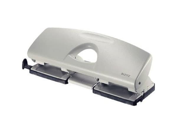 Hullemaskin Leitz 5022, 4-hulls 16 ark Grå