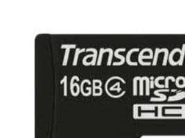 Transcend - Flash-minneskort - 16 GB - Class 4 - microSDHC