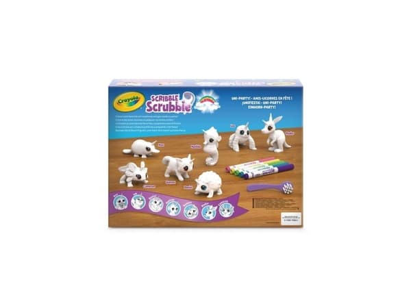 Crayola Scribble Scrubbie Unipets m/7 kjæledyr