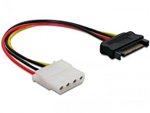DeLOCK Power SATA/Molex Cable, 0,12 m