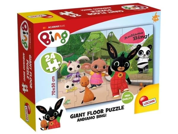 Lisciani Bing Giant Floor 24 - Let's go Bing!