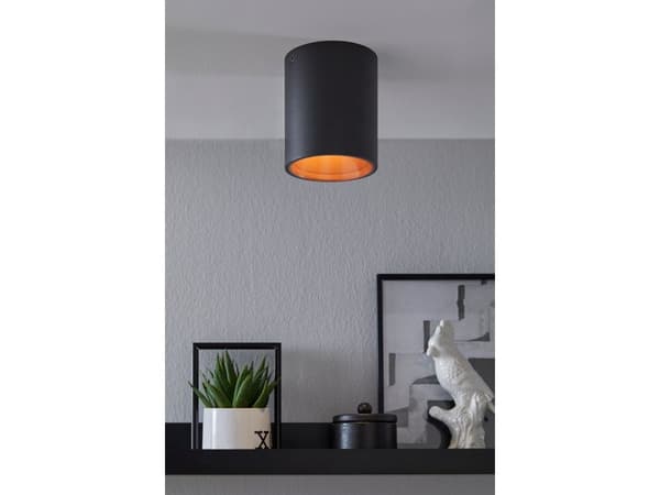 EGLO POLASSO LOFT Ø100 3,3W 340LM sort/kobber