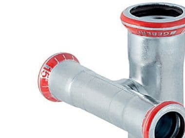 GEBERIT Kryds Tee FZ 22-15 mm mapress