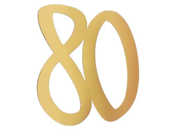 Kultaiset dekonumerot, 80 vuotta