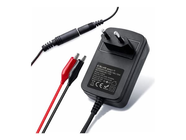Qoltec batterilader Qoltec 6V/12V 6W batterilader