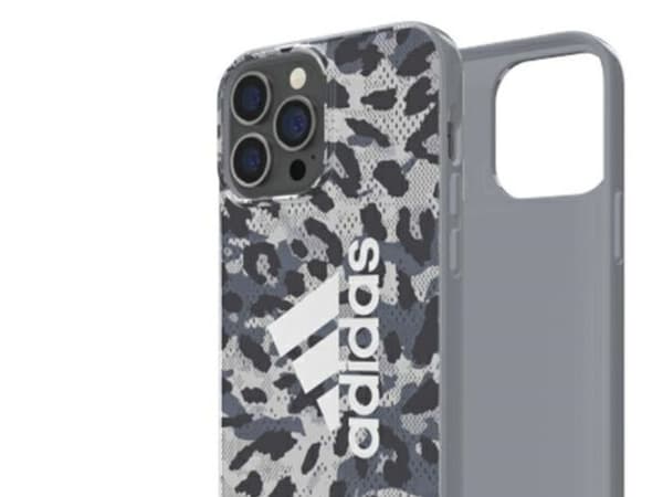 Adidas OR SnapCase leopard-deksel til iPhone 13 Pro Max - grå
