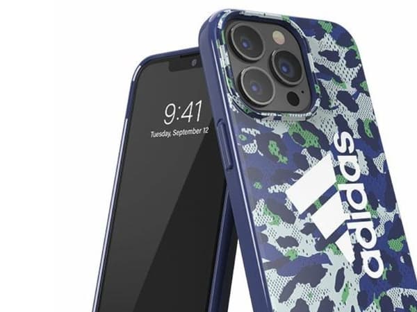 Adidas OR Snap case leopard iPhone 13/13 Pro 6,1" blå/blå 47260