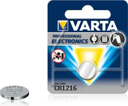 Varta Electronics - Batteri CR1216 - Li - 25 mAh