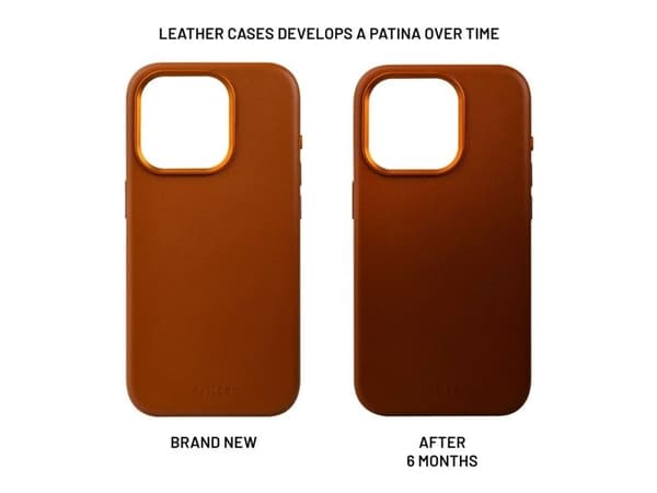 FIXED MagLeather, Mobilskal, Apple, iPhone 15 Plus, 17 cm (6.7"), Brun