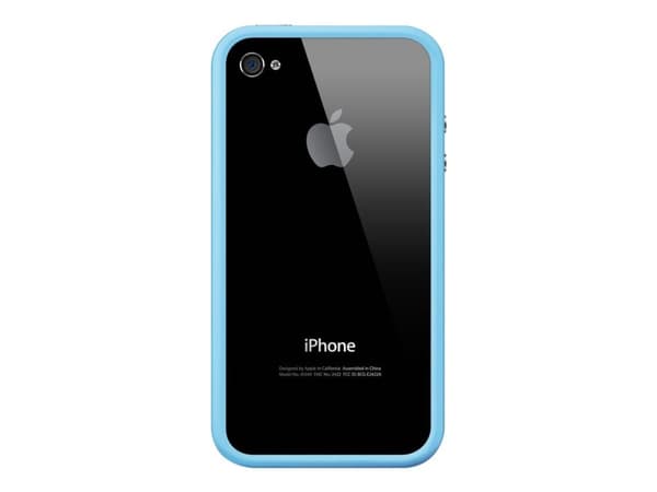 Apple iPhone 4 Bumper - Eske for mobiltelefon - plastikk - blå