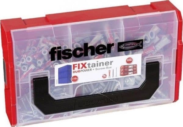 FISCHER sett med plugger Fixitainer DuoPower+ med skruer