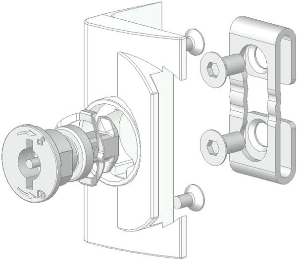 Siemens 8PQ9400-0BA40 #####Double-bit lock 1 stk