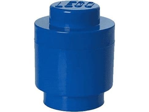 LEGO Storage Brick 1 Round - Lagerboks - blå