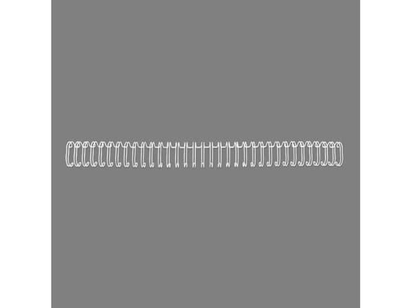 Wire back GBC 3:1 NO8 12,5mm A4 vit /250