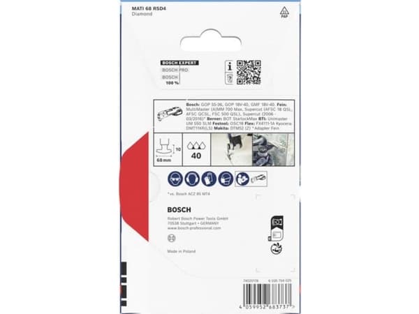 Bosch diamant MultiTool-slipeskive 2608902084 (1 stk.)