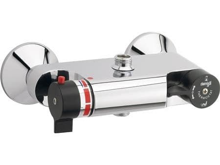 Damixa TMC termostatbatteri spejlvendt kar/brus