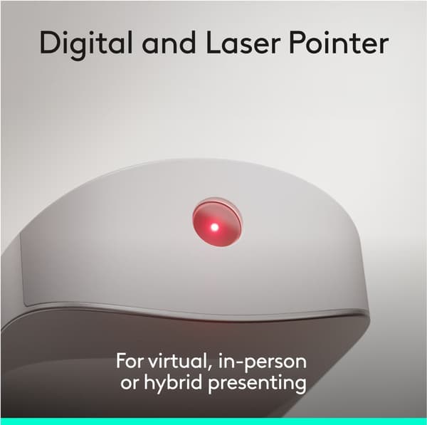 Logitech Spotlight 2 - Presentasjonsfjernstyring - radio - sand