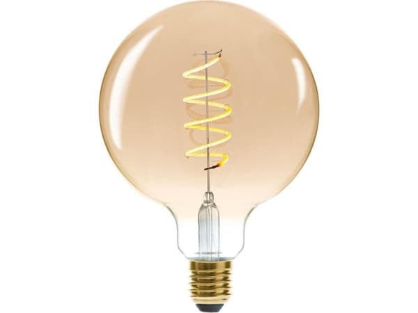 Atmosphera Ambera Amber LED Globe 4W E27 lamppu