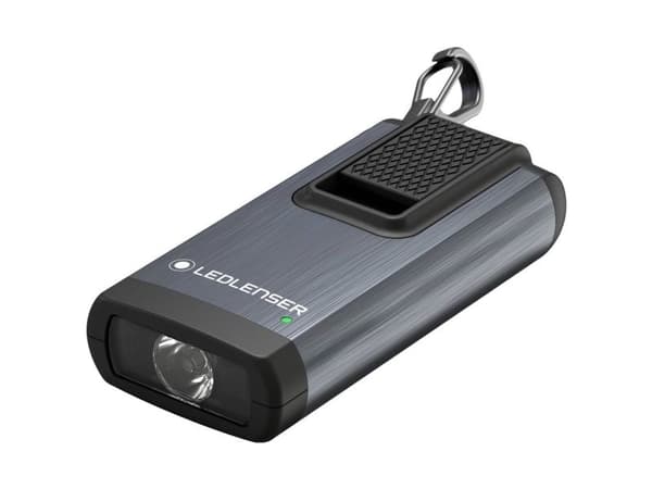 Led Lenser K6R, Avaimenperä taskulampulla, Musta, Harmaa, Polykarbonaatti (PC), IPX2, LED, 1 lamppu(t)