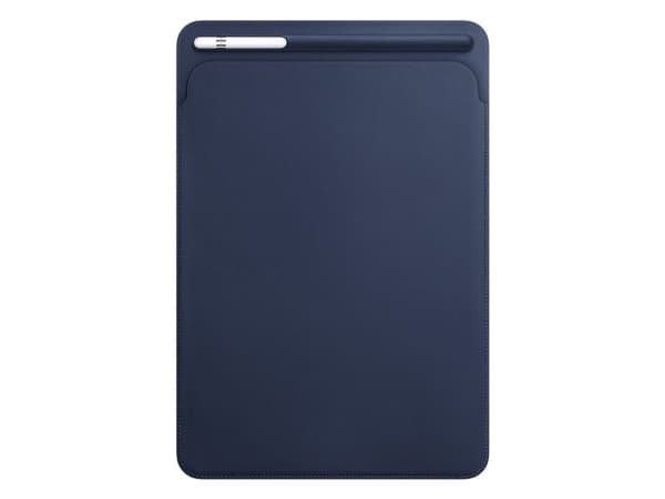 Apple - Skyddshölje för surfplatta - läder - midnattsblå - 10.5"