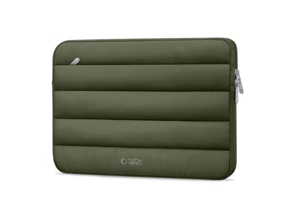 Tech-Protett fluffig laptopväska 15-16 - Grön