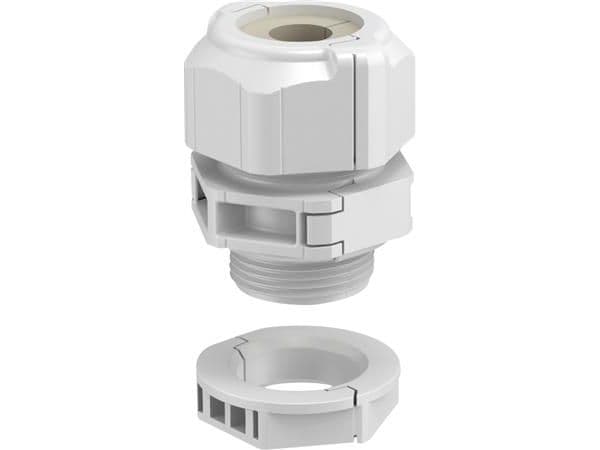 Obo Bettermann 2024919, vaaleanharmaa, suora, M25, 1,1 cm, IP67, -20 – 80 °C