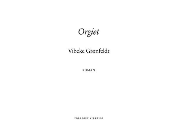 Orgieet | Språk: Dansk