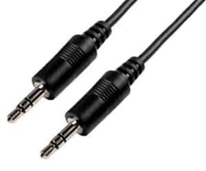 e+p B 111/05, 3.5mm, Hankjønn, 3.5mm, Hankjønn, 0,5 m, Sort