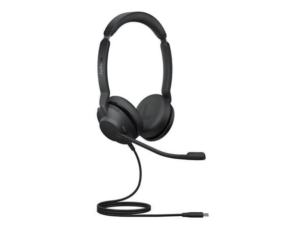 Jabra Evolve2 30 UC - Hodesett - on-ear - kablet - USB-C - Optimert for UC