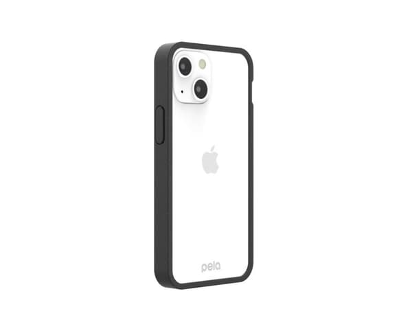Pela Clear Case för iPhone 13 mini - Svart