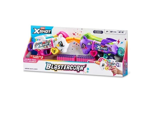 XSHOT Blastercorn White and Purple Pack