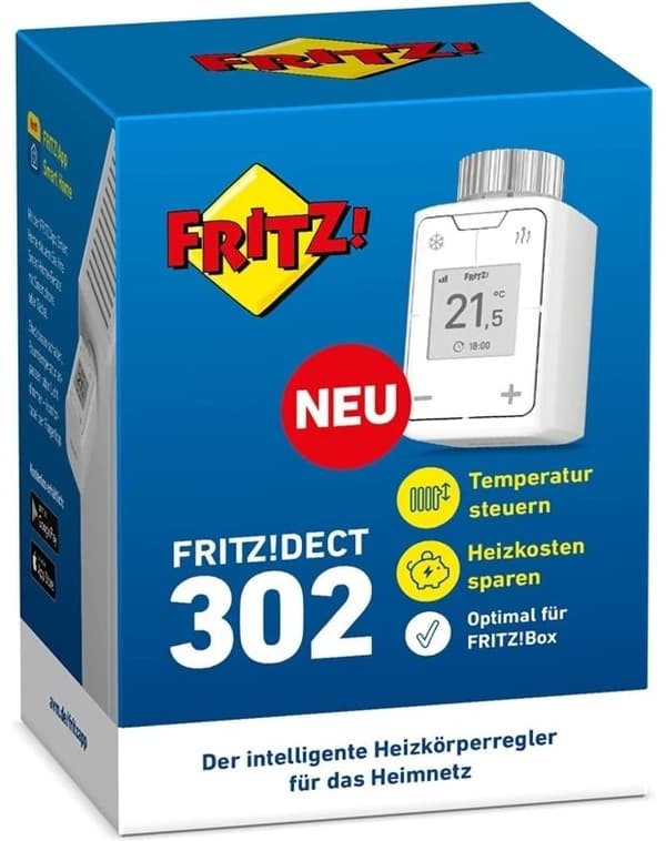 FRITZ! DECT 302 - Varmerkontroll - trådløs - DECT ULE