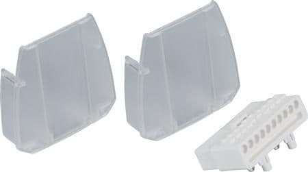 Modario transparent endebunn til skinne