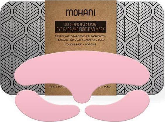 MOHANI_Multiple silicone eye pads and forehead mask Pink 2 pieces