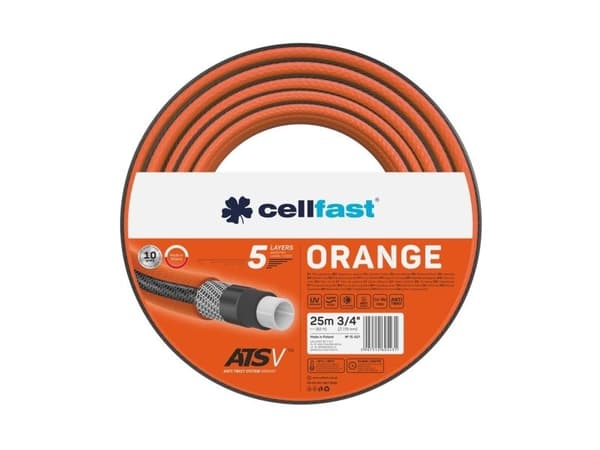 CELLFAST TRÄDGÅRDSLANG ORANGE 3/4" 25 m