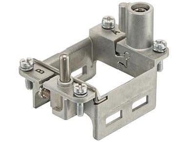 HARTING ram i metall för 2 moduler A...B HAN 6 B