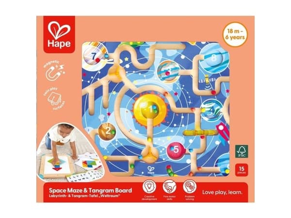 Hape Space Maze & Tangram Board
