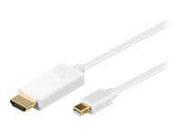 MicroConnect - Adapterkabel - Mini DisplayPort han til HDMI han - 1 m