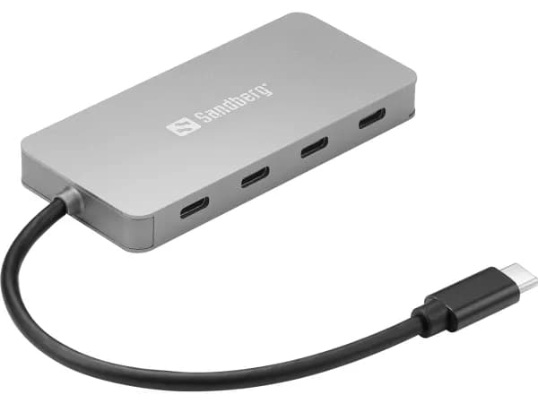 Sandberg - Hubb - 4 x USB-C - skrivbordsmodell