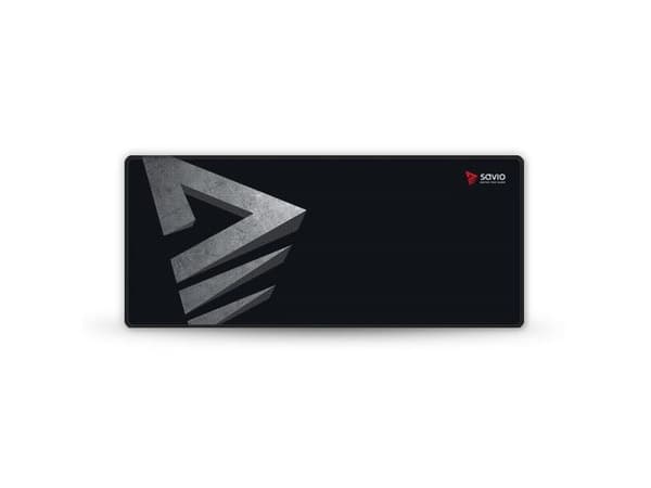 Savio Precision Control L, Sort, Bilde, Gummi, Antiskliunderlag, Musematte til gaming