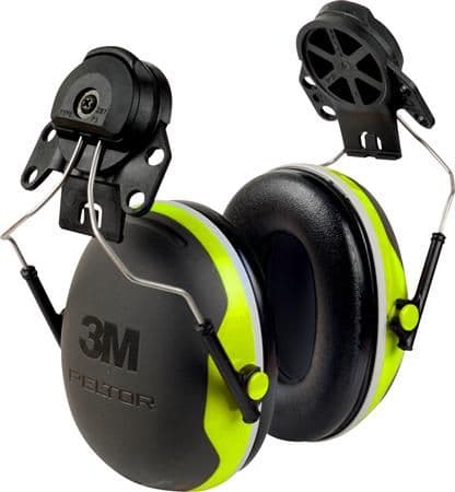 3M X4P3E, Hodebånd, Konstruksjon, Sort, Grønn, 25 dB, Trådløs