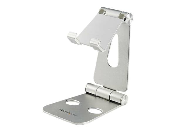 Startech Phone and Tablet Stand, Foldable Universal Mobile Device Holder for Smartphones & Tablets Adjustable Multi-Angle Ergonomic Cell Phone Stan...